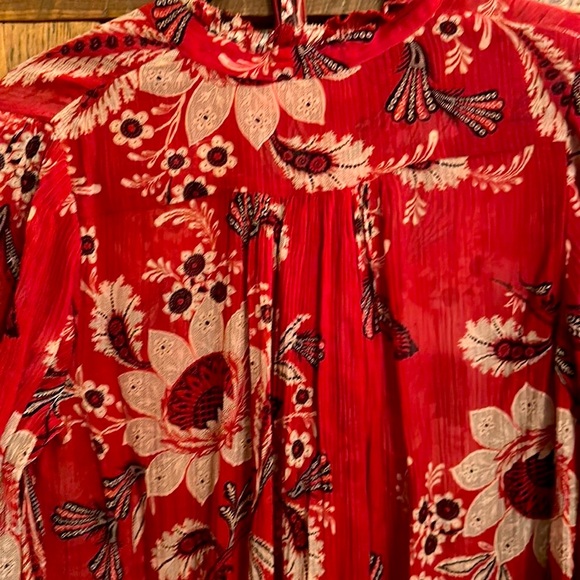 Zimmerman; Size 3 (10) l; Gorgeous silk dress with full slip liner; red - Picture 9 of 9